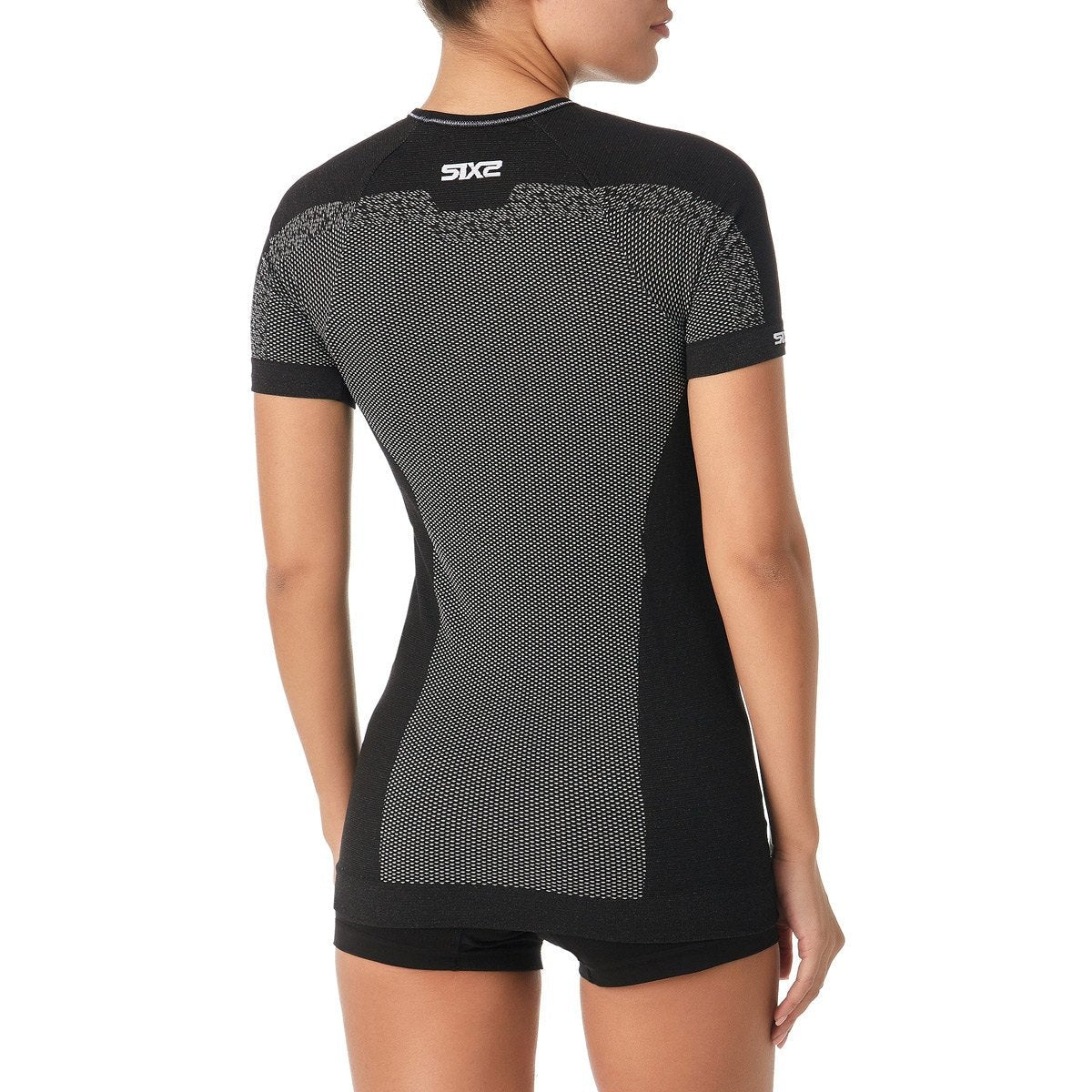 Unterzieher SIXS TS1L BT Kurzarm Schwarz Carbon