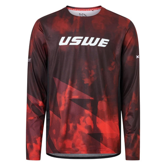 USWE LUFTIG MTB Trikot Langarm Rot