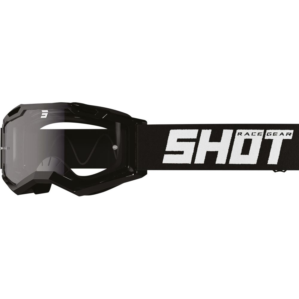 SHOT Rocket Kid 2.0 Solid Schutzbrille Schwarz glänzend
