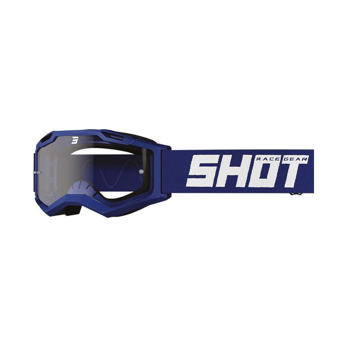 Goggle Shot Rocket Kid 2.0 Solid Navy Matt