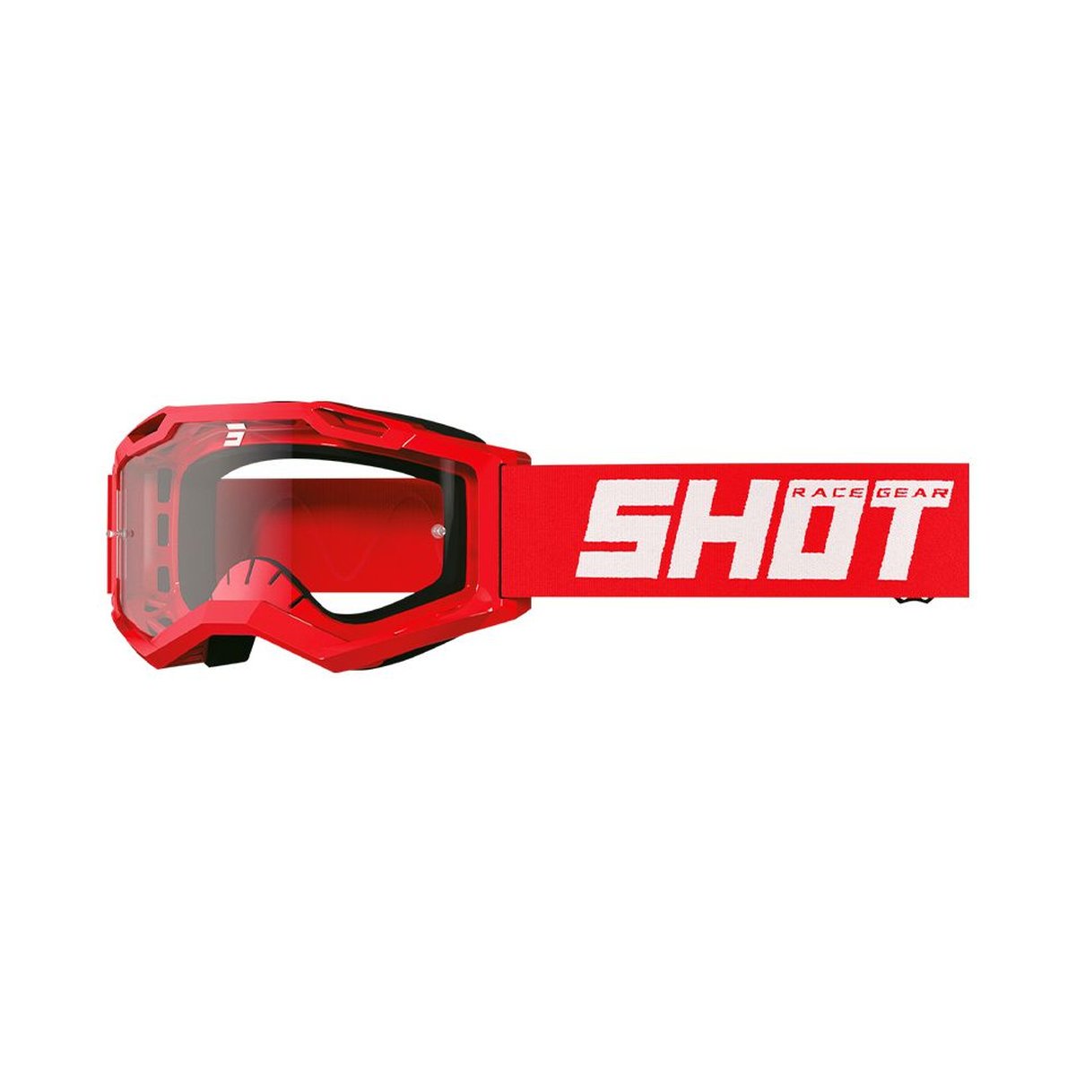Shot Rocket Kid 2.0 Solid Red Glossy Brille
