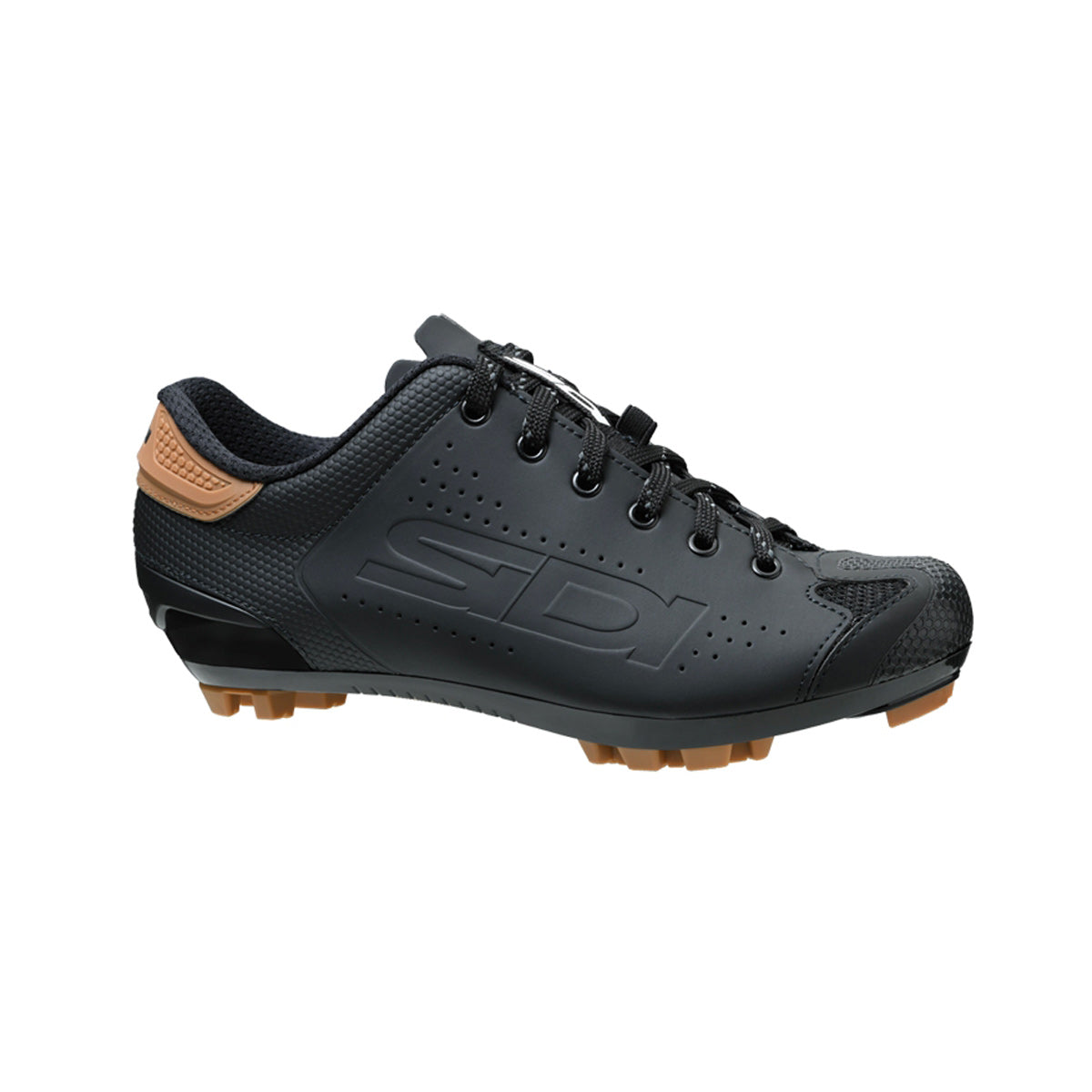 Gravel Schuhe SIDI DUST SHOELACE Schwarz