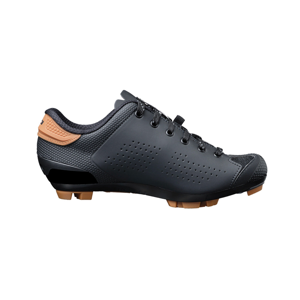 Gravel Schuhe SIDI DUST SHOELACE Schwarz