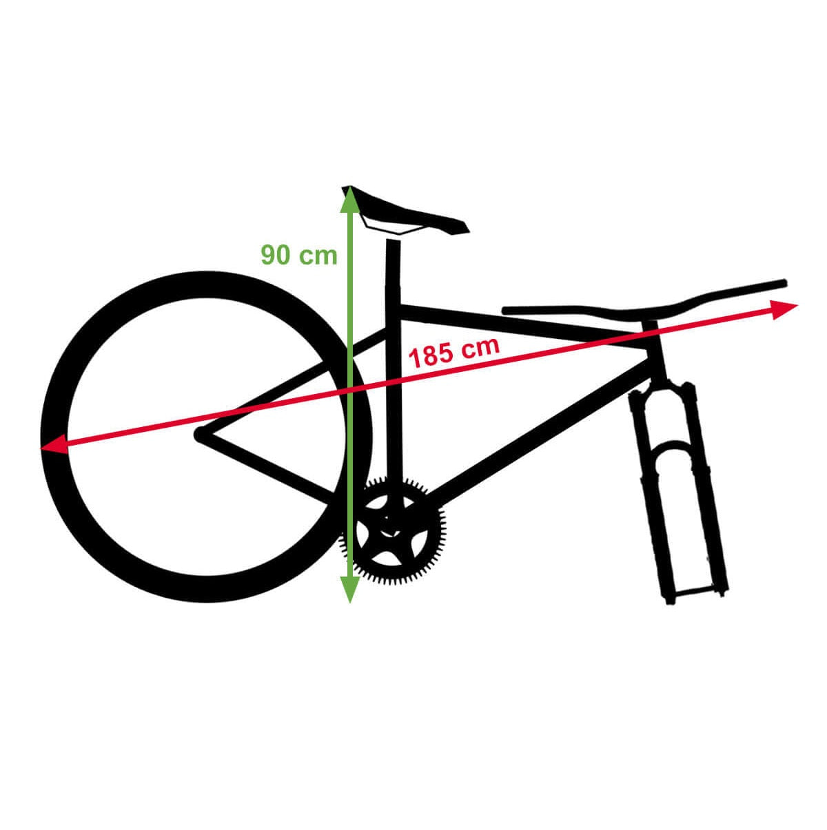Fahrradtasche MTB BUDS MTBAG LIGHT Gelb