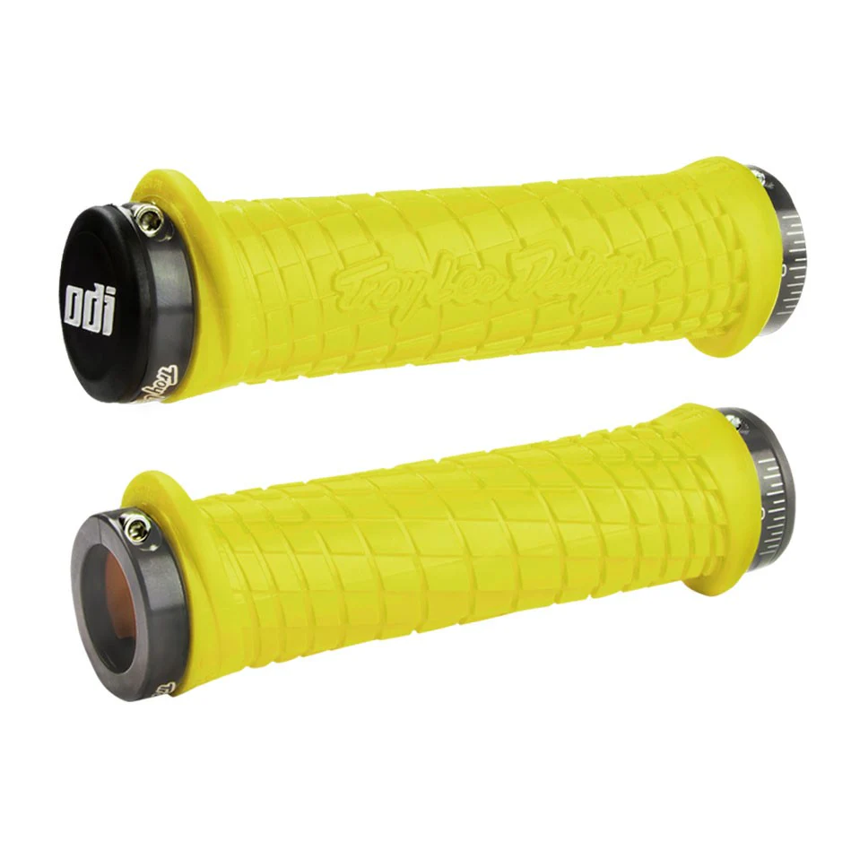 ODI TROY LEE DESIGNS Lock-On-Griffe, 130 mm, gelb