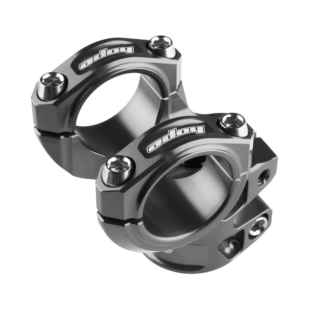 HOPE GRAVITY Vorbau 20 mm Rauchgrau — Hauptansicht auf weißem Hintergrund
