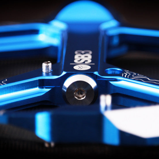 Pedale flach SB3 SPECTRUM Blau