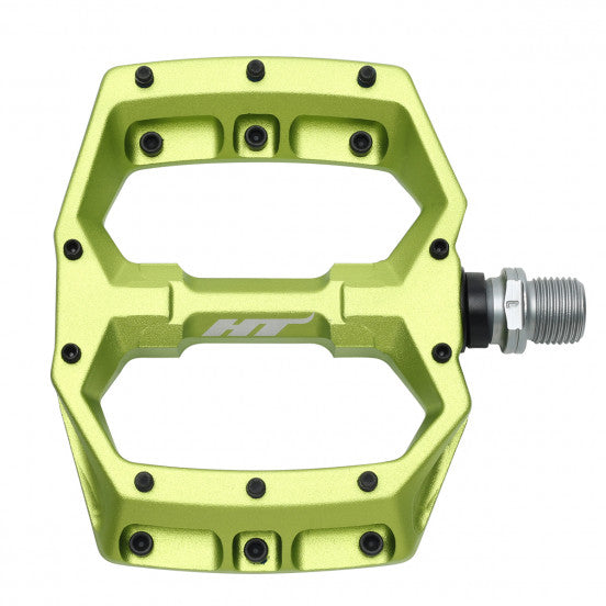 grüne pedale Pedale flach HT COMPONENTS SPIDER AF03 Grün – Probikeshop