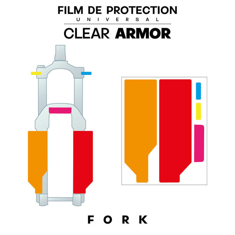 Protection de Fourche MONKEY'S SAUCE FORK UNIVERSAL Matt