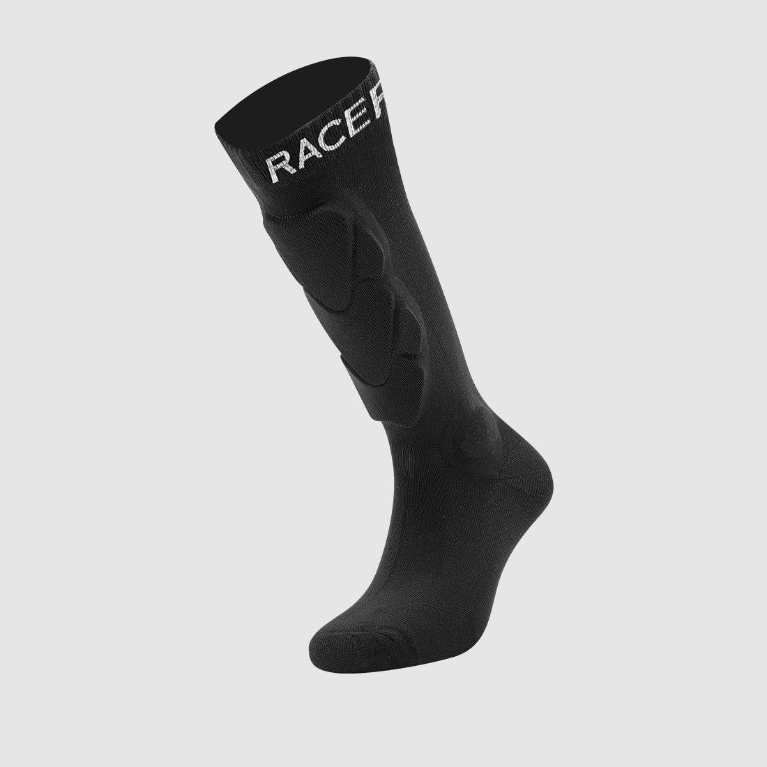 RACER WILD D3O Schutzsocken Schwarz