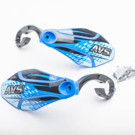 Handschutz AVS KIT DECO Alu-Lasche Dunkelblau/Schwarz