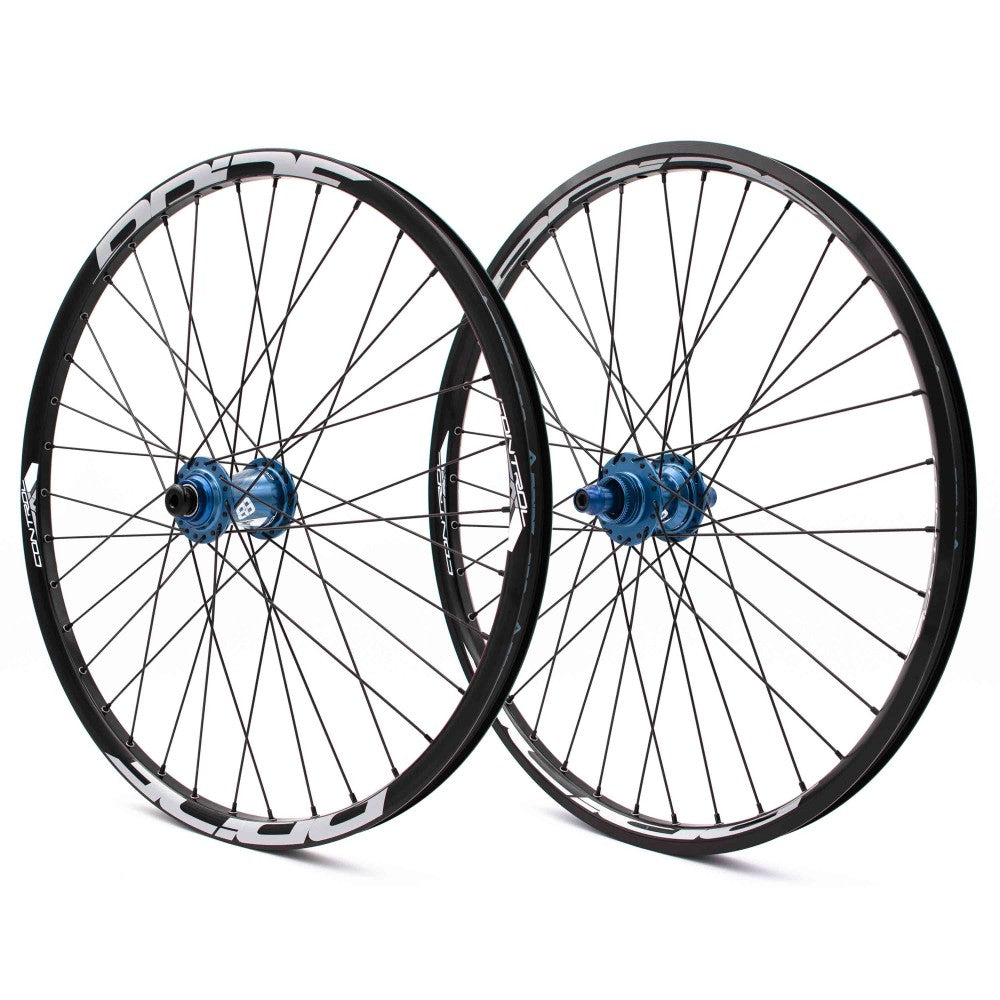 Laufradsatz PRIDE 20" (451mm) Control V2 Disc Achsen 10/15mm Blau