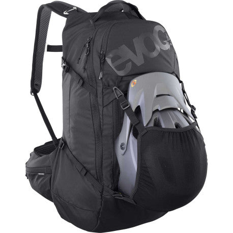 EVOC TRAIL PRO BLACKLINE 26 L Rucksack mit Rückenplatte Schwarz
