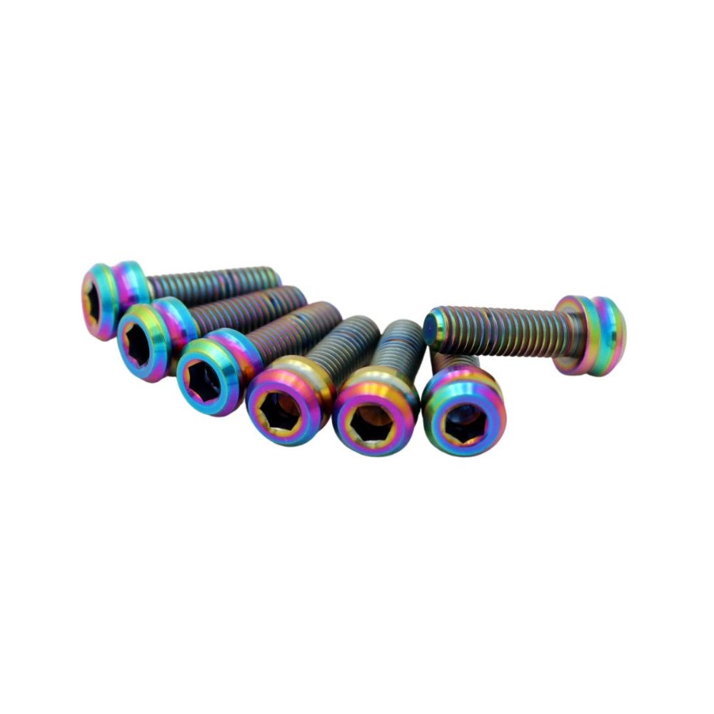 Vorbau-Schrauben-Set M8 Pride Oil Slick