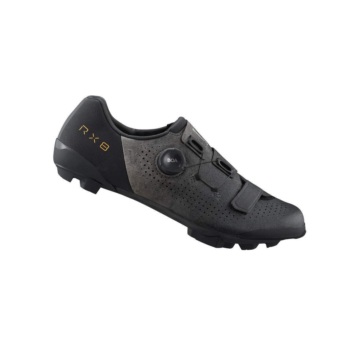 mountainbike radschuhe herren XC/Gravel MTB-Schuhe SHIMANO RX801 Schwarz – Probikeshop