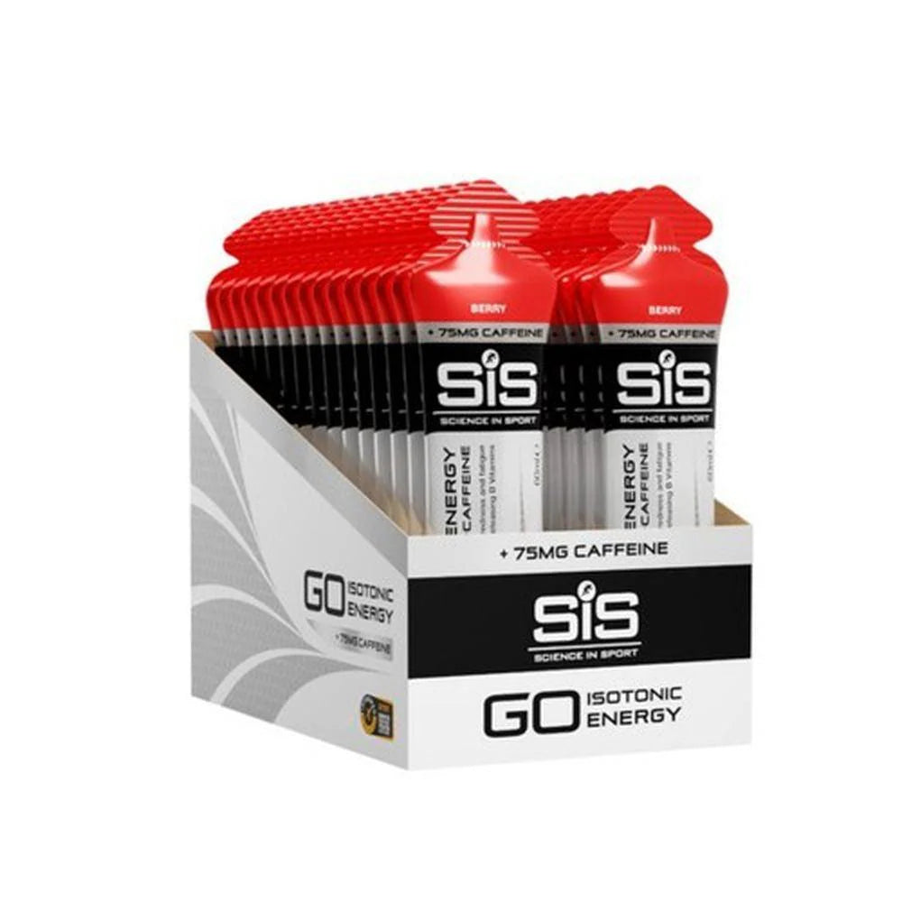 Energie-Gel SIS GO ISOTONIC ENERGY Caffeine (60ml) Rote Früchte