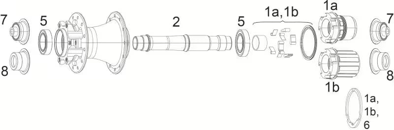 SRAM 900 Hinterradnabe 12x148mm Boost