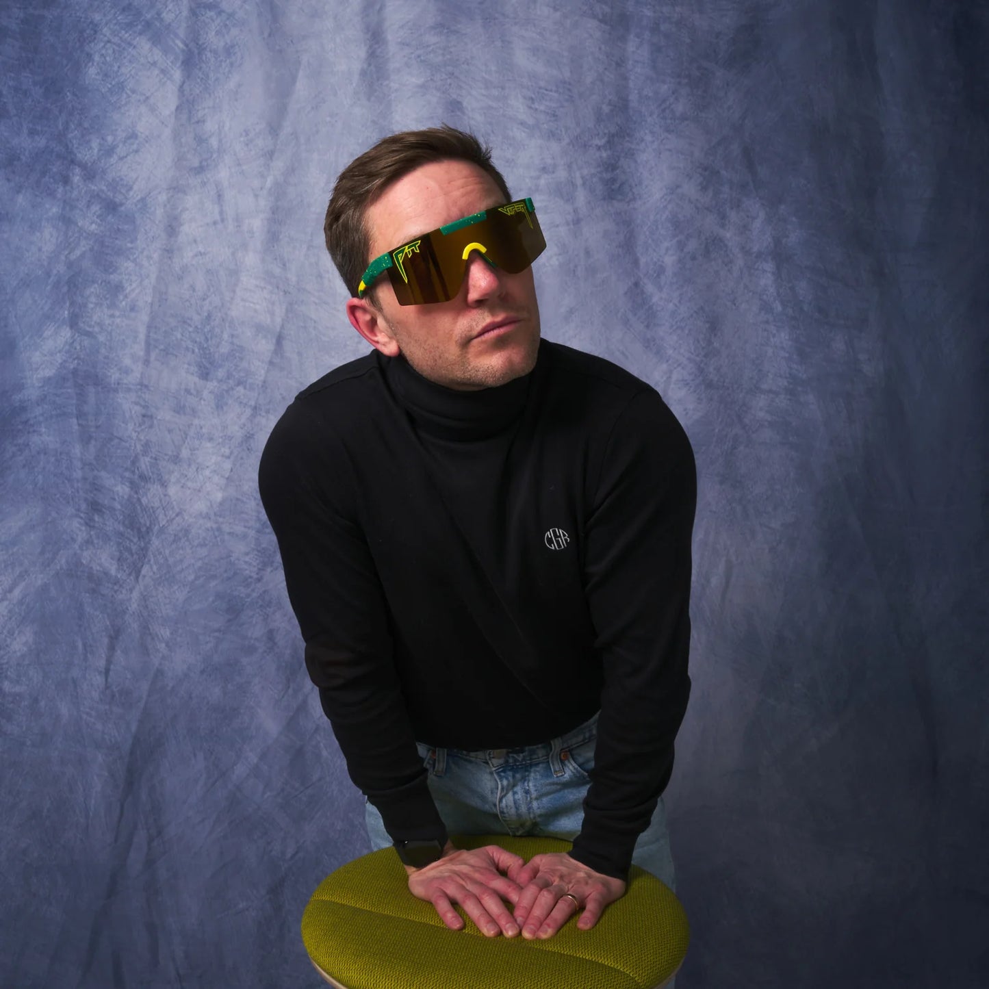 Brille PIT VIPER THE STRAYA ORIGINAL 2.0 NARROW HDPV Polarisiert Gold