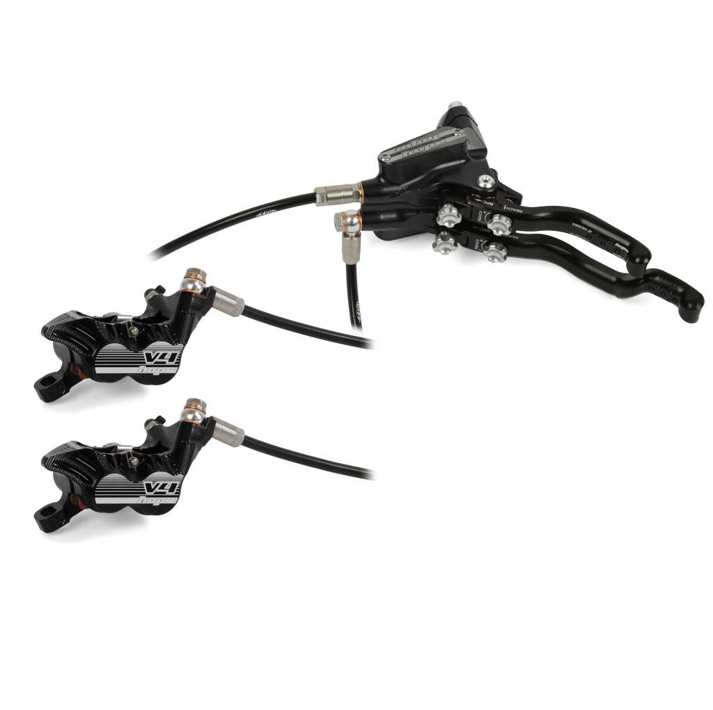 Bremse links Doppel HOPE TECH 3 V4 DUO Schwarz