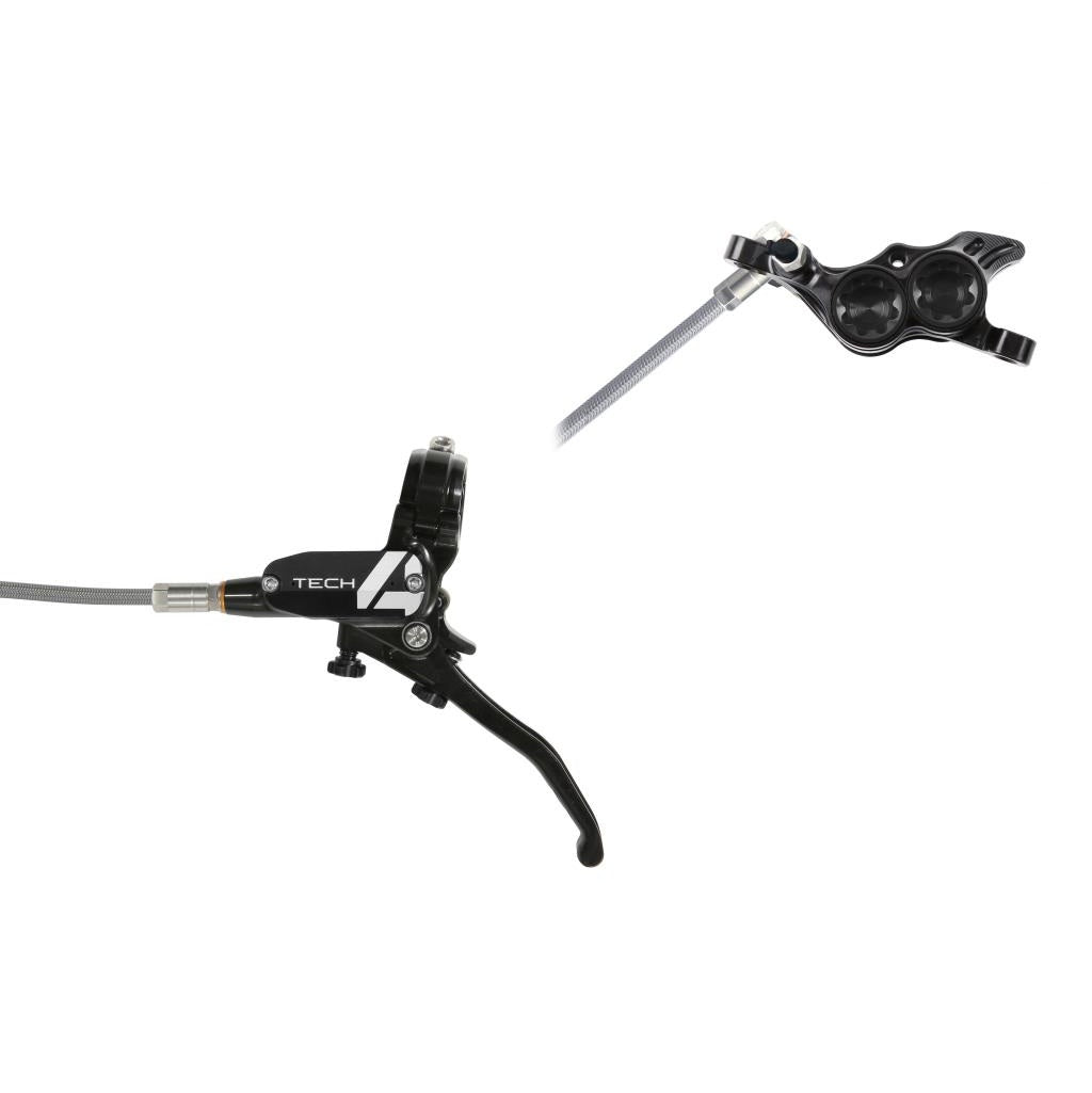 Vorderradbremse HOPE TECH 4 E4 BRAIDED Durite Aviation Schwarz