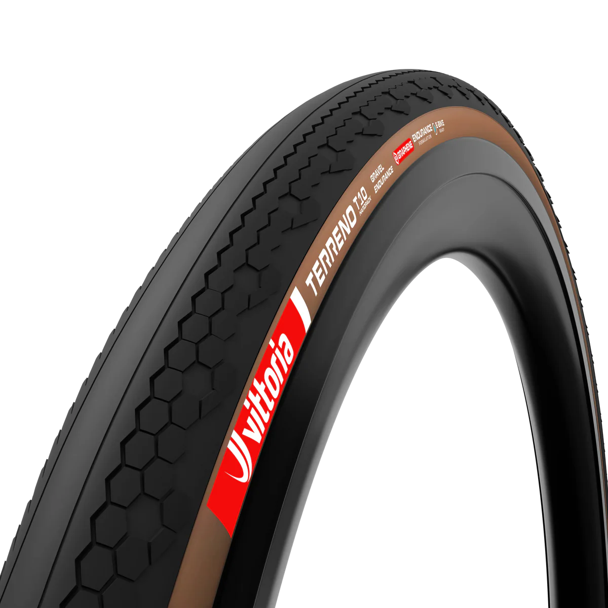 Reifen VITTORIA Terreno T10 hardpack 700x40c Gravel Endurance G2.0 Tubeless Ready Weich Beige Q2 2025