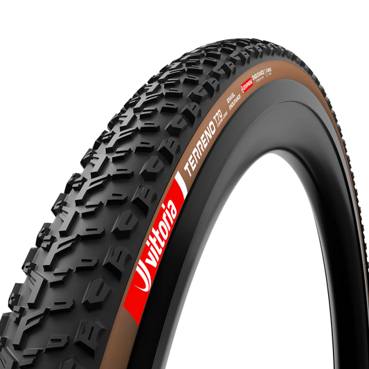 Reifen VITTORIA TERRENO T70 COARSE LOOSE 700x45c Gravel Endurance Tubeless Ready Weich Braun