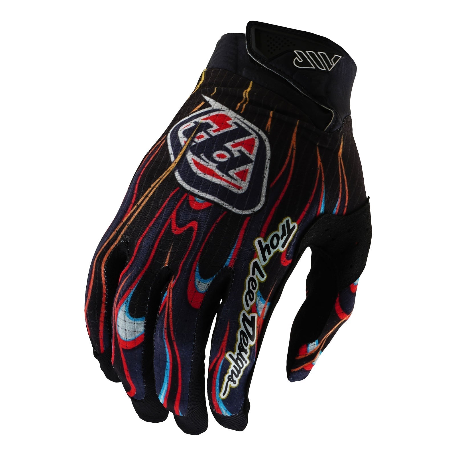Handschuhe TROY LEE DESIGNS AIR TORCHED Schwarz/Rot – Probikeshop