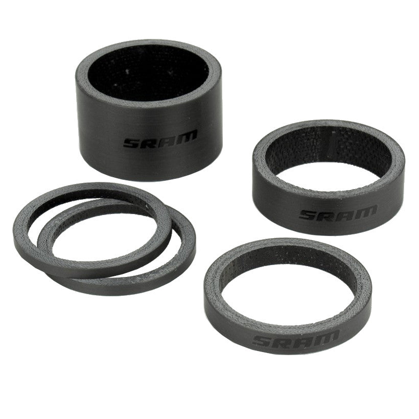 SRAM-Lenkungsabstandshalter aus Carbon, schwarz