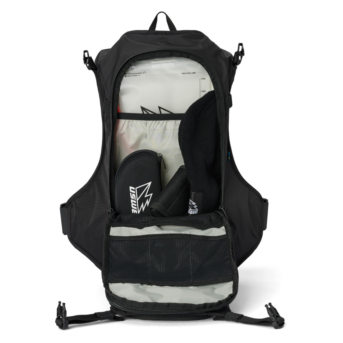 USWE MTB HYDRO 12 L Trinkrucksack Schwarz