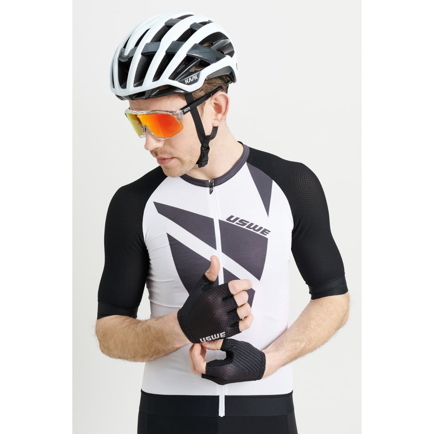 USWE SKARP GRAVEL Kurzarm Trikot Weiß