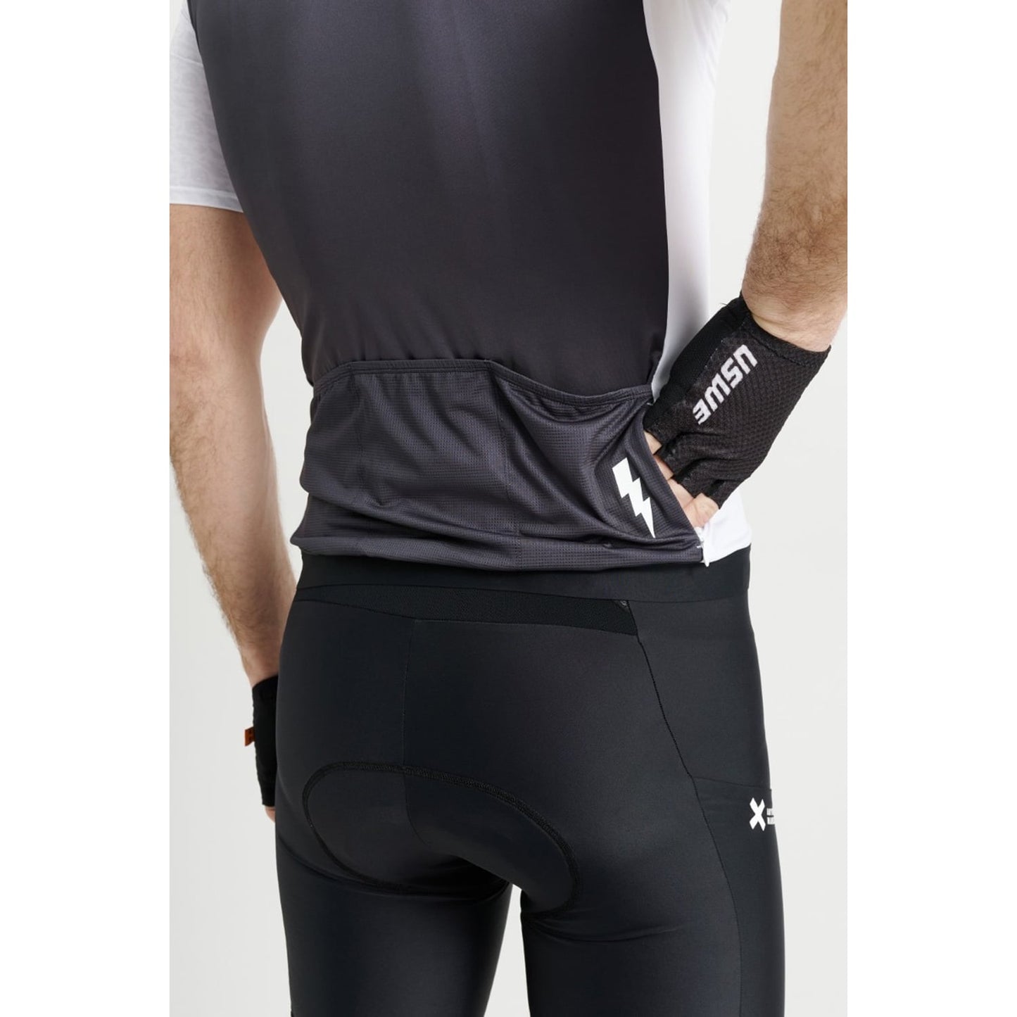 USWE GRUS GRAVEL Kurzarmtrikot Weiß