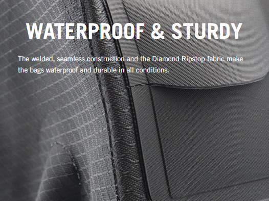 USWE ROLLTOP SADDLE BAG 9 L Satteltasche Schwarz