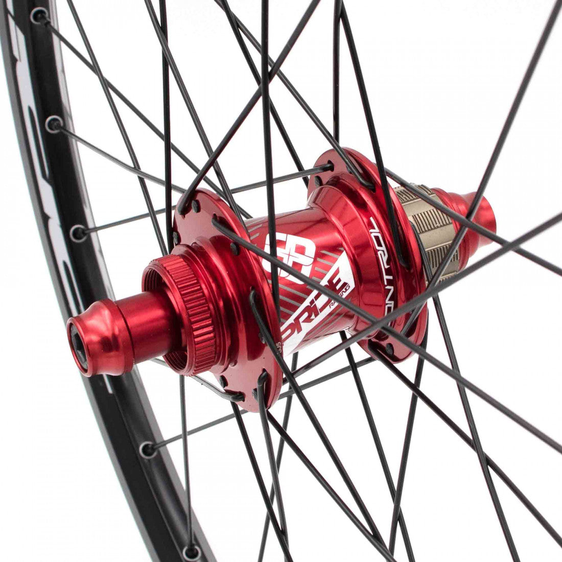 Laufradsatz PRIDE 20" (451mm) Control V1 Disc Achsen 10/15mm Rot
