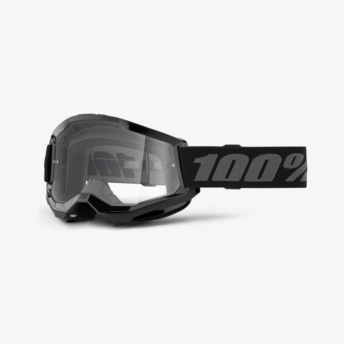 Maske 100% STRATA 2 JUNIOR Schwarz Klares Visier