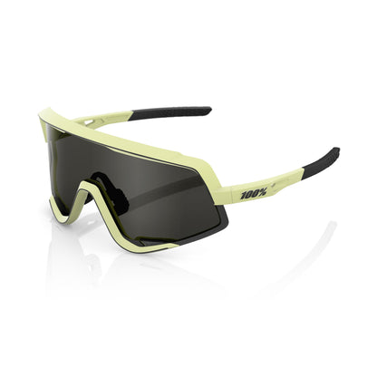 Brille 100% GLENDALE Soft Tact Glow Gelb Smoke Lens