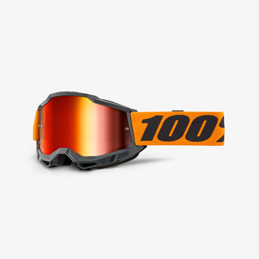 Goggle 100% ACCURI 2 Orange Scheibe Red Mirror