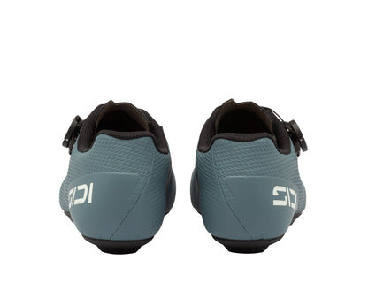 Rennradschuhe Sidi Fast 3 storm grey und ice white, Rückansicht der Fersenkappe