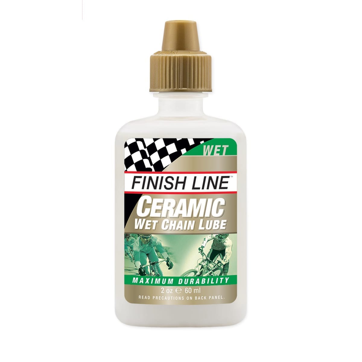 Lubrifiant Céramique pour Chaîne en Burette FINISH LINE CERAMIC WET LUBE - Toutes Conditions (60 ml)