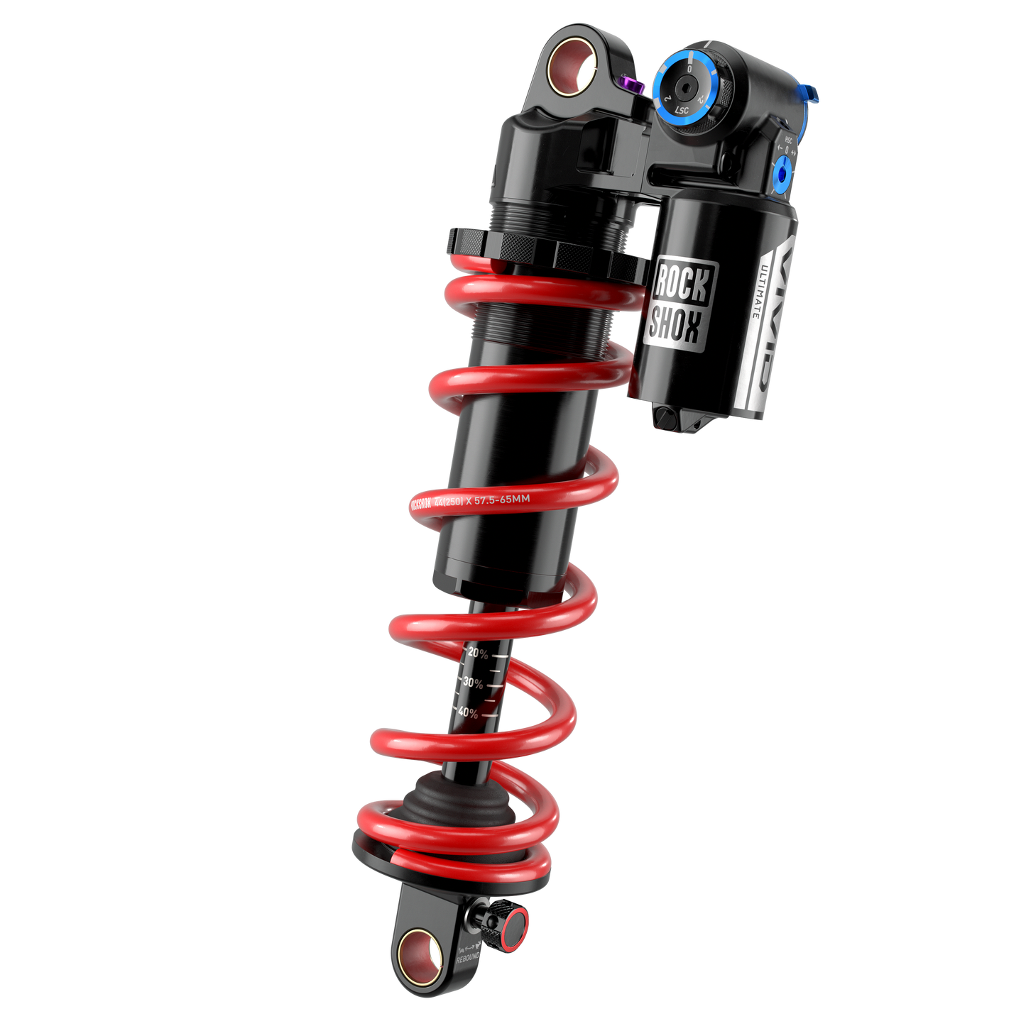 ROCKSHOX VIVID COIL ULTIMATE RC2T D1 Standard Federstoßdämpfer für SantaCruz Nomad 6 2023+