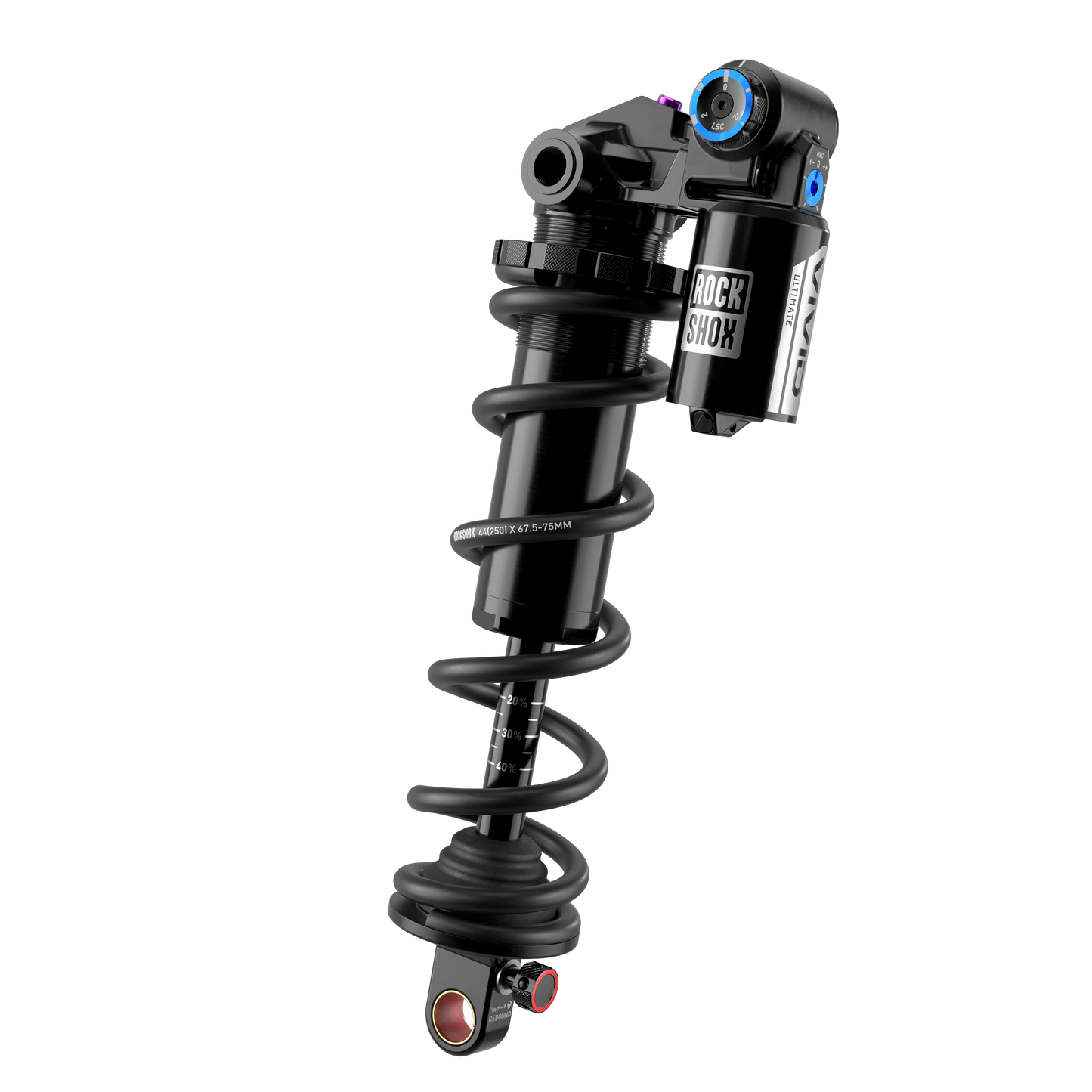 ROCKSHOX VIVID COIL ULTIMATE DH RC2 D1 Trunnion Stoßdämpfer