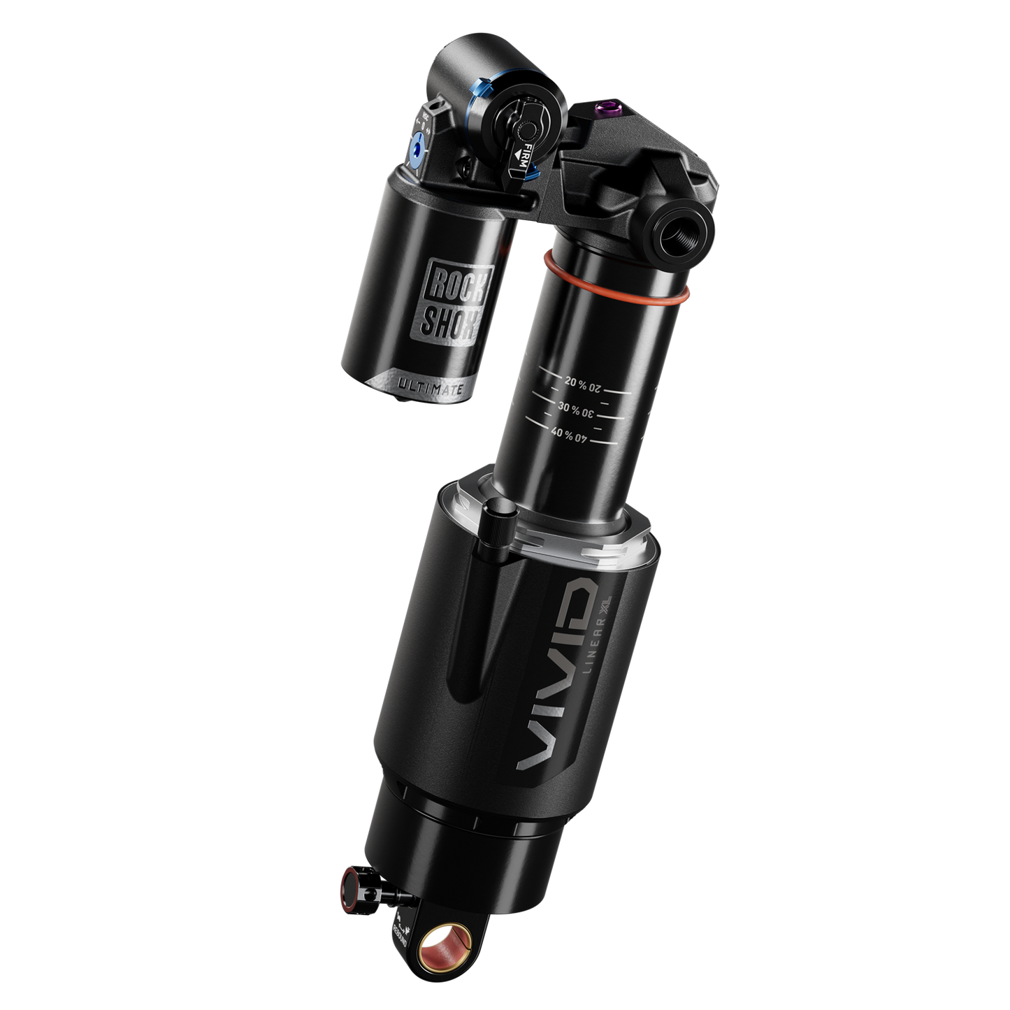 ROCKSHOX VIVID ULTIMATE RC2T LINEAR XL D1 Trunnion Stoßdämpfer für Specialized Enduro (2020+)