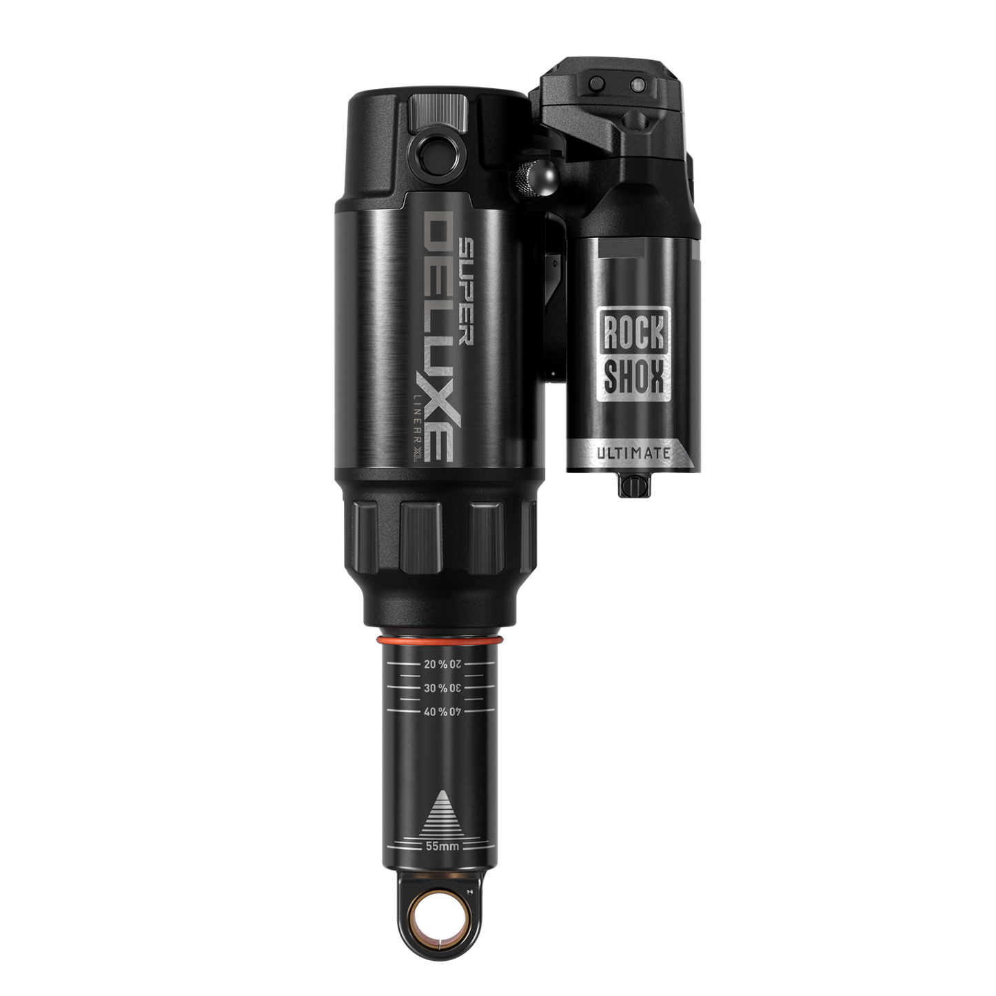 Stoßdämpfer ROCKSHOX SUPER DELUXE ULTIMATE FLIGHT ATTENDANT RC3 HBO LINEAR XL D1 Trunnion für Trek Fuel EX 2023+