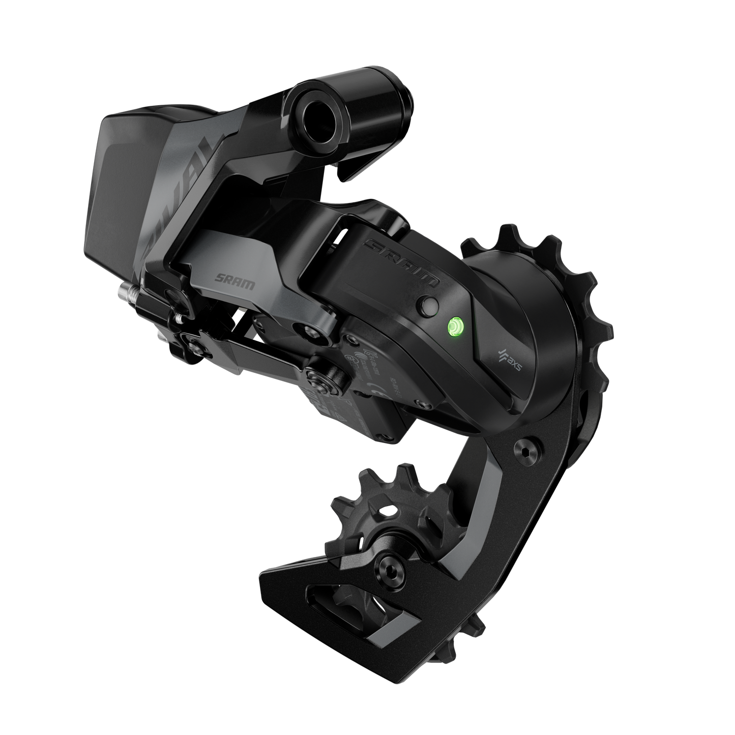 Hinterer Umwerfer SRAM RIVAL AXS E1 2x12V Max 36 Zähne (Ohne Batterie)