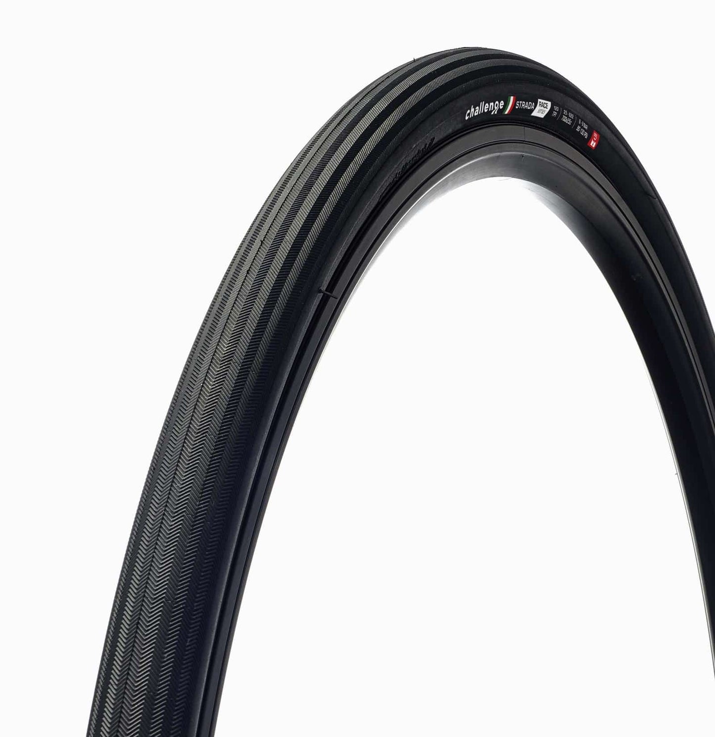 Reifen CHALLENGE STRADA RACE 700x25c TubeType Weich Schwarz