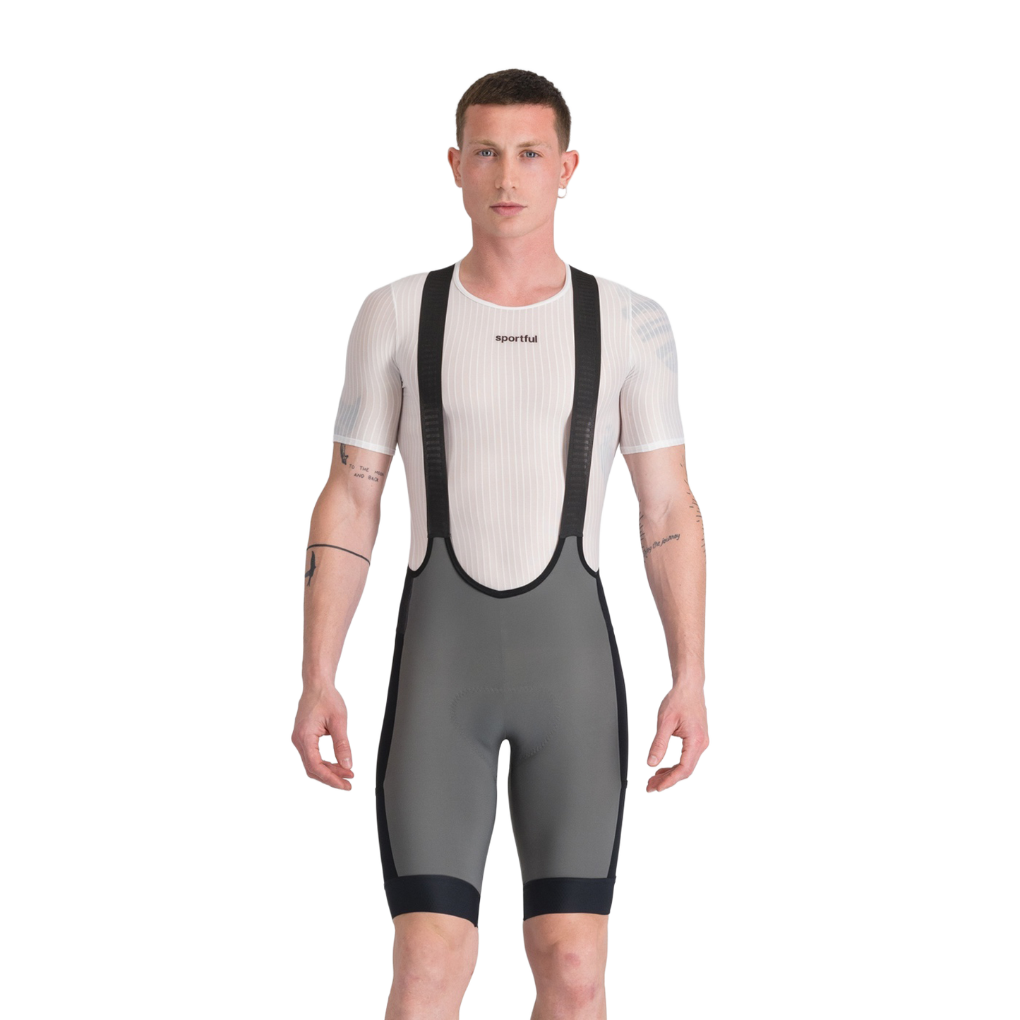 SPORTFUL SUPERGIARA 2 Kurze Trägerhose Grau/Schwarz