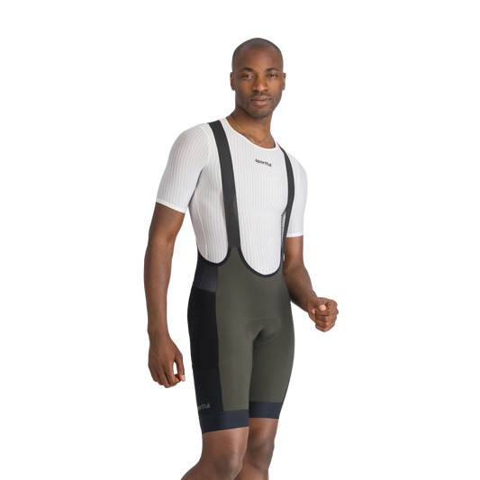 Kurze Trägerhose SPORTFUL SUPERGIARA 2 Khaki/Schwarz