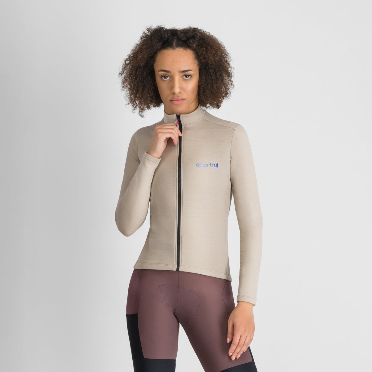 SPORTFUL SUPERGIARA WOOL Damen-Langarmtrikot Beige