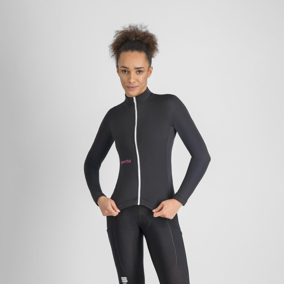 SPORTFUL CLASSIC Damen-Langarmtrikot Schwarz