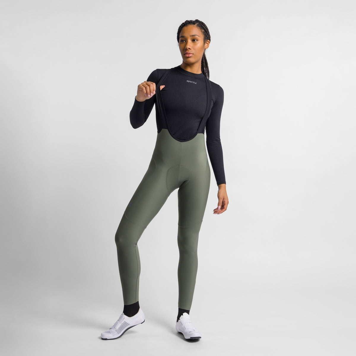 Cuissard Long à Bretelles SPORTFUL PULSE Femme Vert
