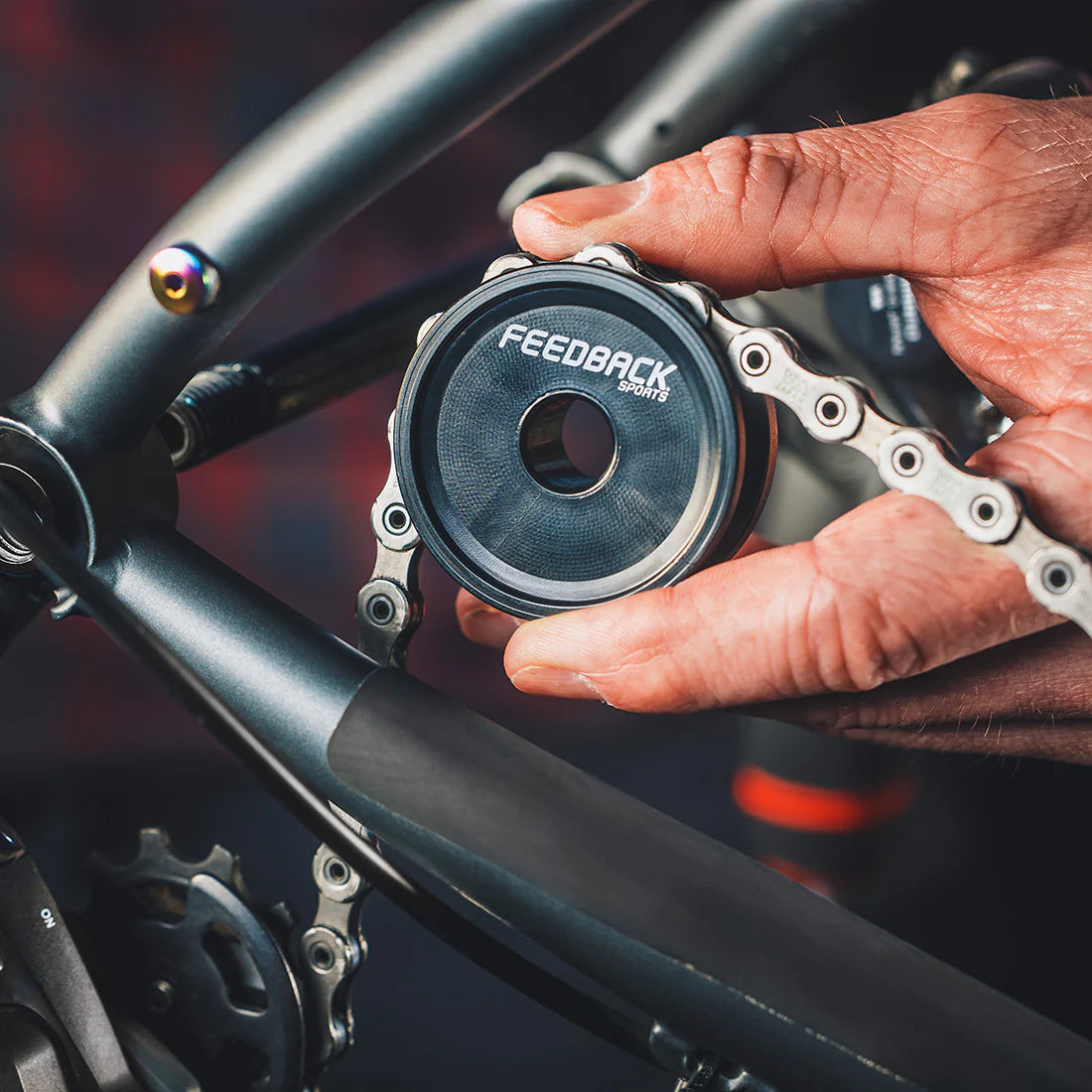 Kettenhalter für Steckachse FEEDBACK SPORTS Thru-Axle Chain Keeper